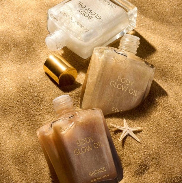 HUILE SCINTILLANTE HYDRATANTE POUR LE CORPS BEAUTY CRÉATION ☀️