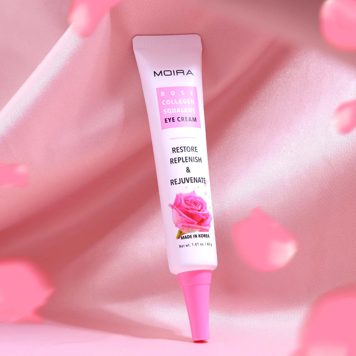 CRÈME CONTOUR DES YEUX AU SQUALANE & COLLAGÈNE ROSE