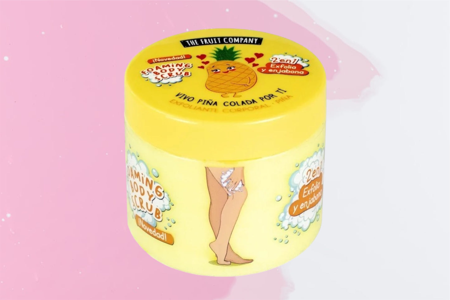 BODY SCRUB + SAVON 2 EN 1 THE FRUIT COMPANY ANANAS 🍍