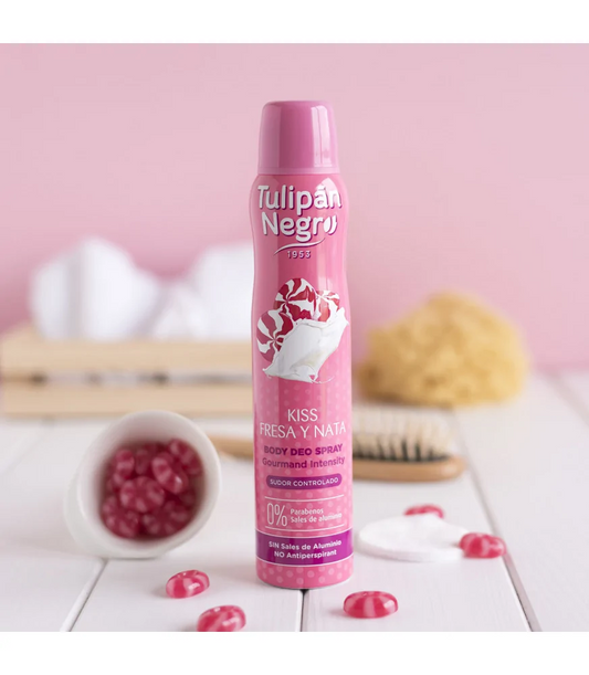 DÉODORANT SPRAY TULIPAN NEGRO FRAISE CHANTILLY