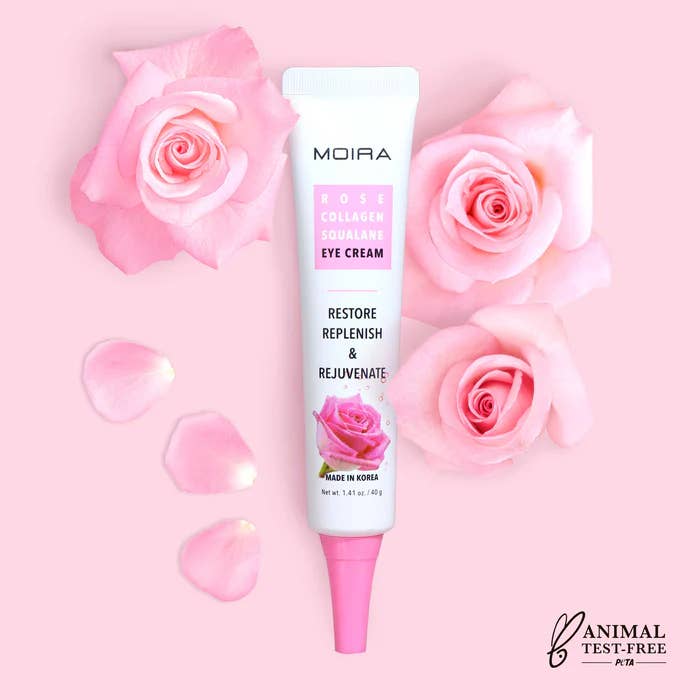 CRÈME CONTOUR DES YEUX AU SQUALANE & COLLAGÈNE ROSE