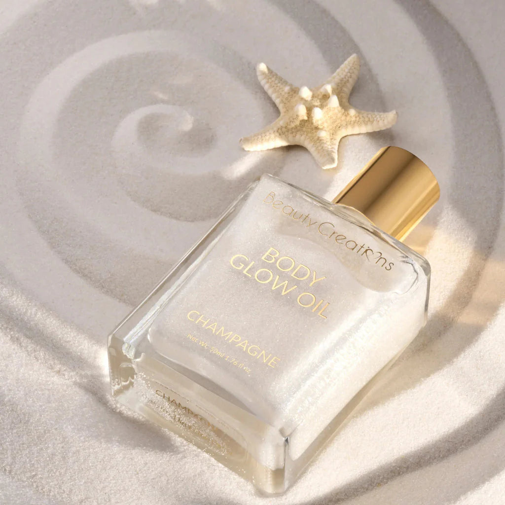 HUILE SCINTILLANTE HYDRATANTE POUR LE CORPS BEAUTY CRÉATION ☀️